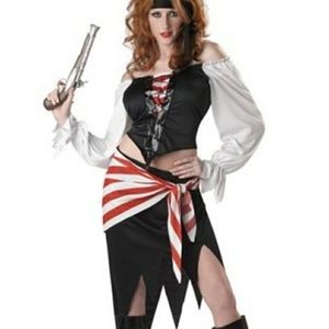 LADIES PIRATE COSTUME size M Ruby the pirate beauty